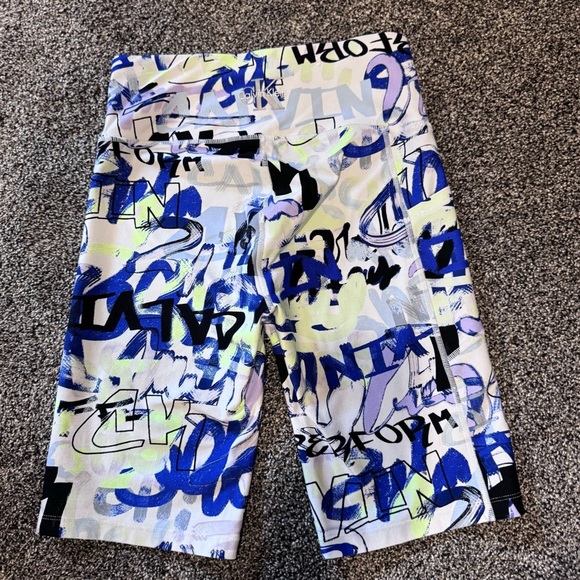 Calvin Klein performance bike shorts Compression shorties pocket running small - Picture 2 of 5